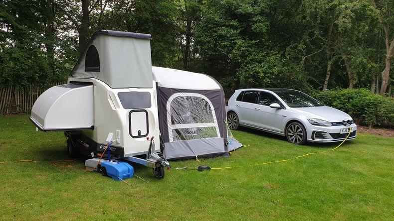 Dashaway compact micro-caravan exterior