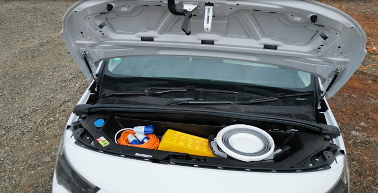 Vikenze III-e XL under-bonnet storage tray