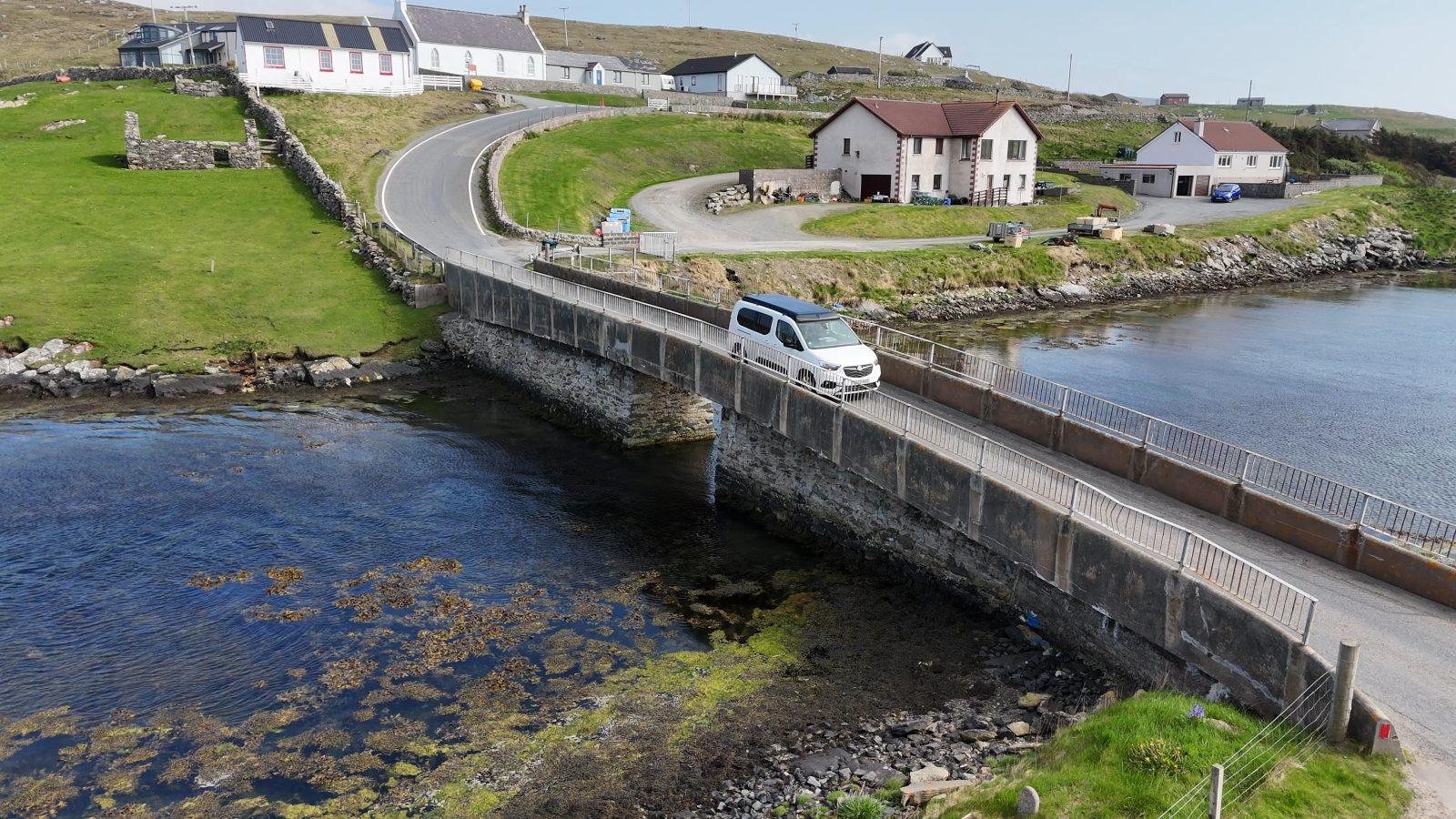 Shetland coastal scenery from the 2024 electric road trip