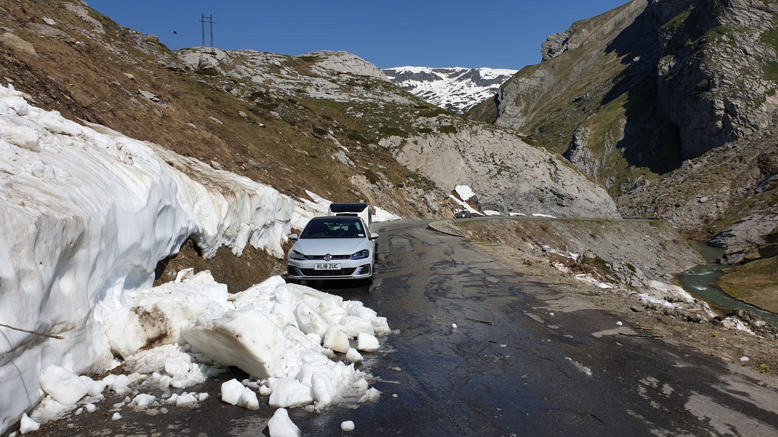 Lake Annecy water sports area near Doussard campsite
