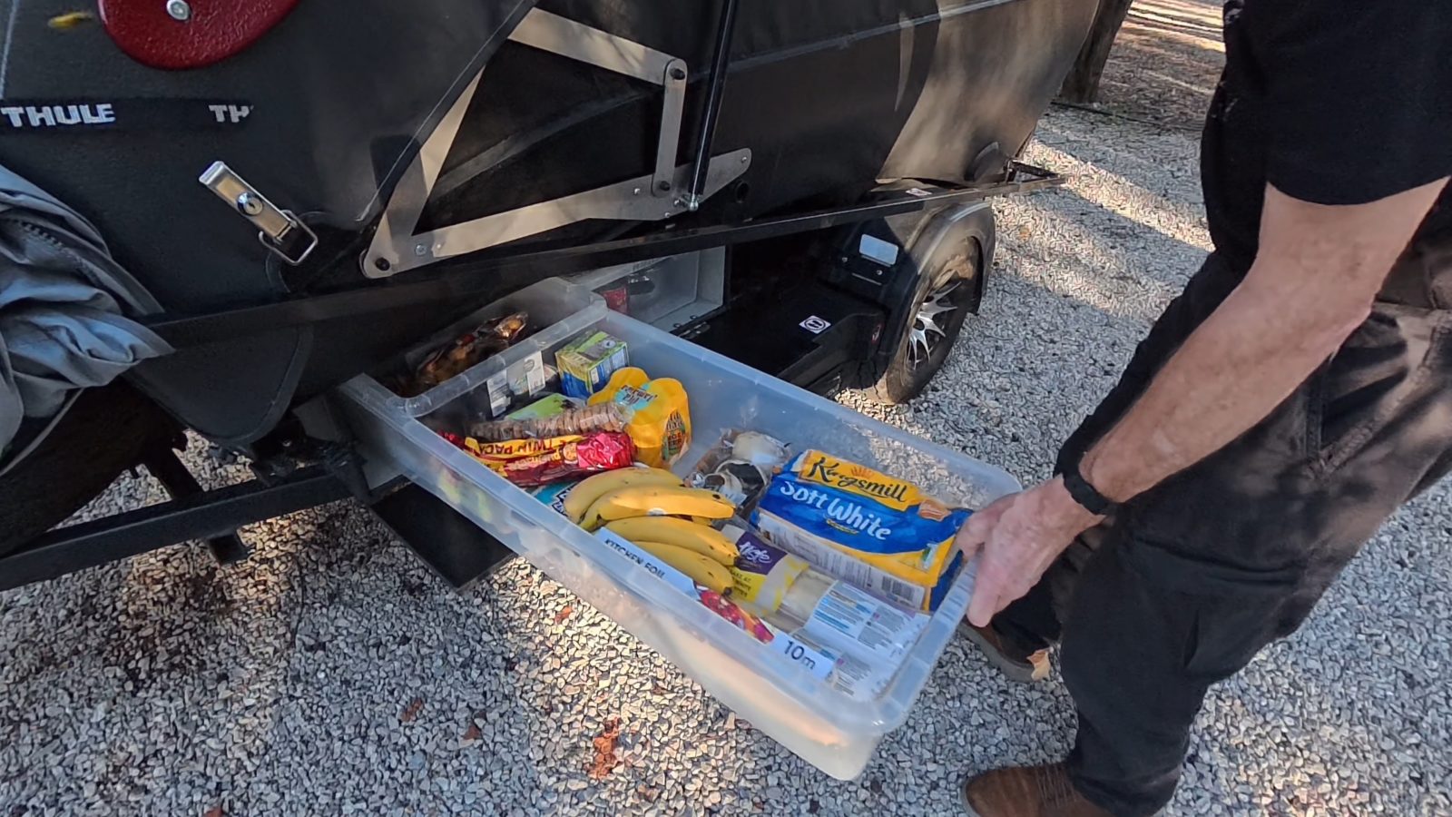 Belly locker storage